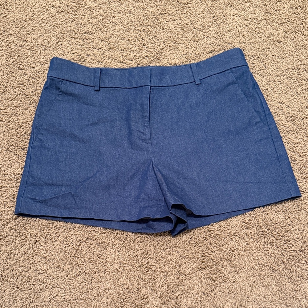 ⚡️NWOT⚡️LOFT High Waist Navy Blue Riviera Shorts